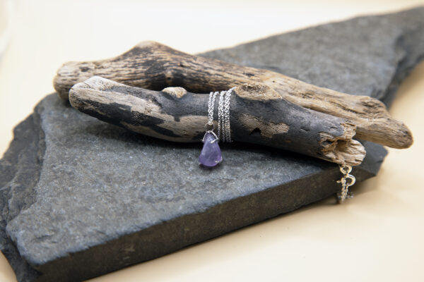 Amethyst and Silver pendant