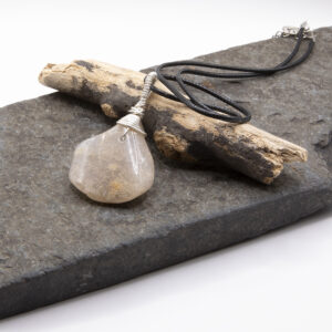 Dorset Quartz, polished and mounted in house