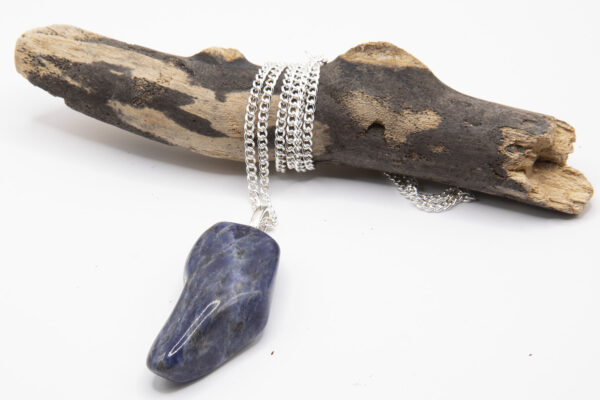 Blue Sodalite Crystal Necklace