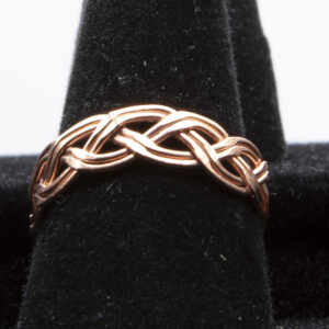 Copper woven ring