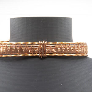 Viking Inspired Heavy Copper Weave Bracelet