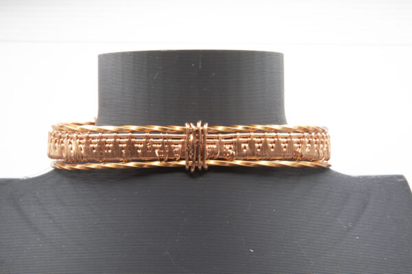 Viking Inspired Heavy Copper Weave Bracelet