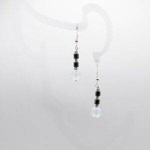 OPALITE AND HEMATITE EARRINGS