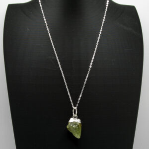 Peridot and Sterling Silver Necklace