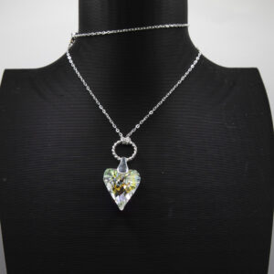 Swarovski Crystal Heart on Sterling Silver Necklace
