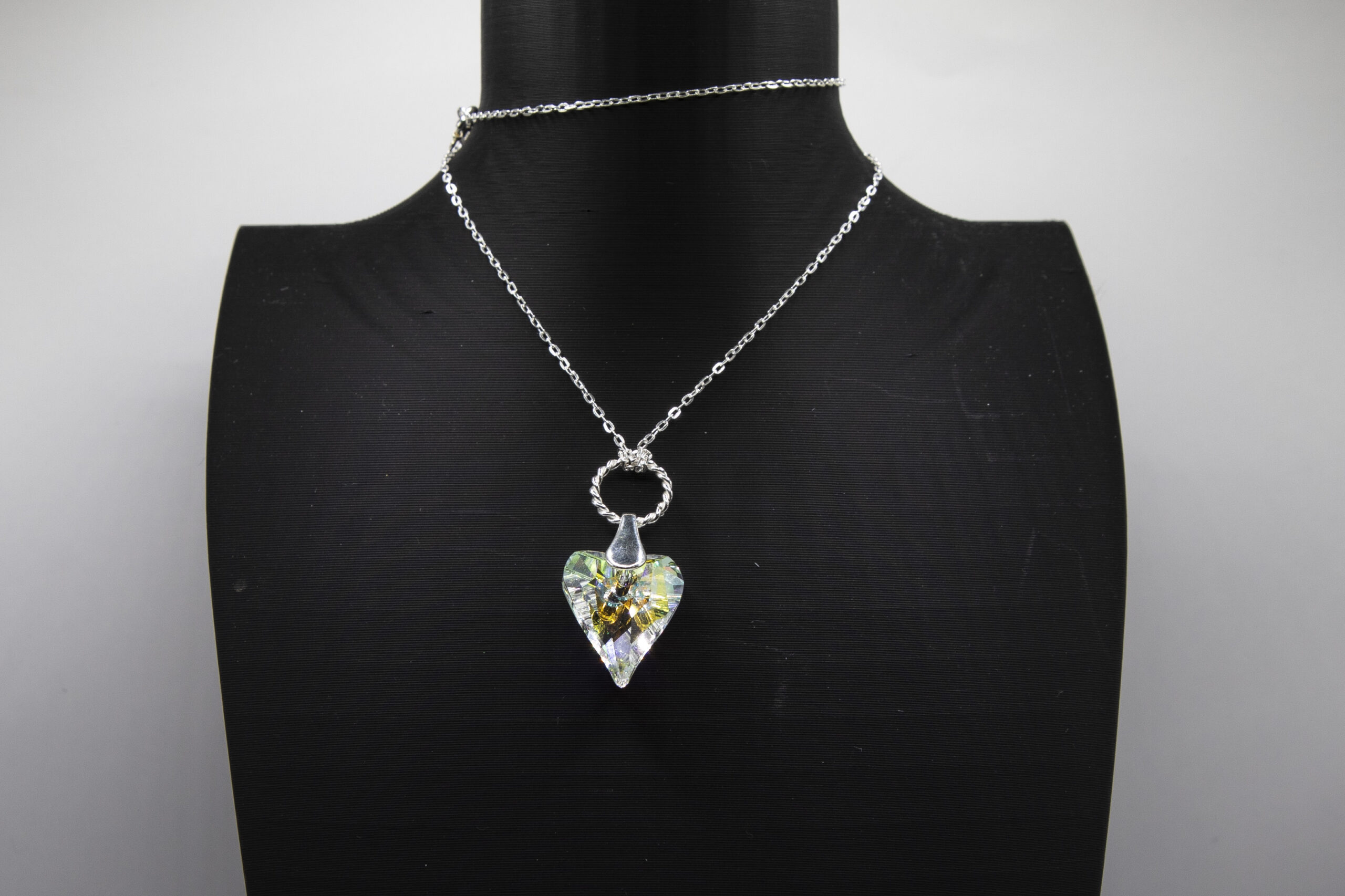 Swarovski Crystal Heart on Sterling Silver Necklace