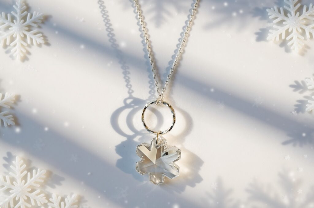 SWAROVSKI CRYSTAL SNOWFLAKE NECKLACE