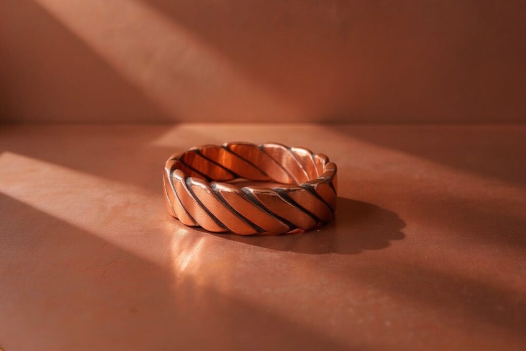 MENS HEAVY COPPER RING