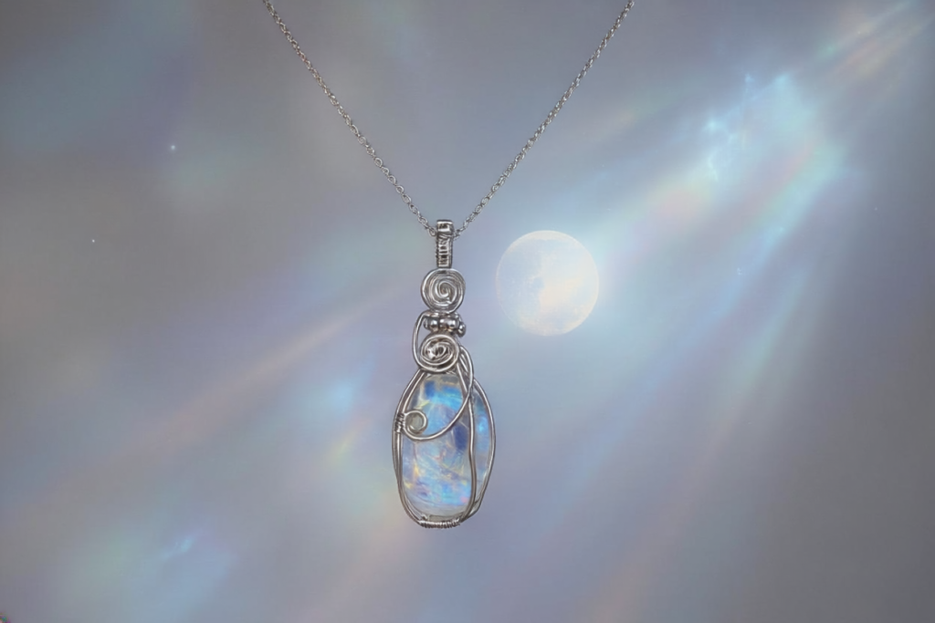 RAINBOW MOONSTONE OVAL -1