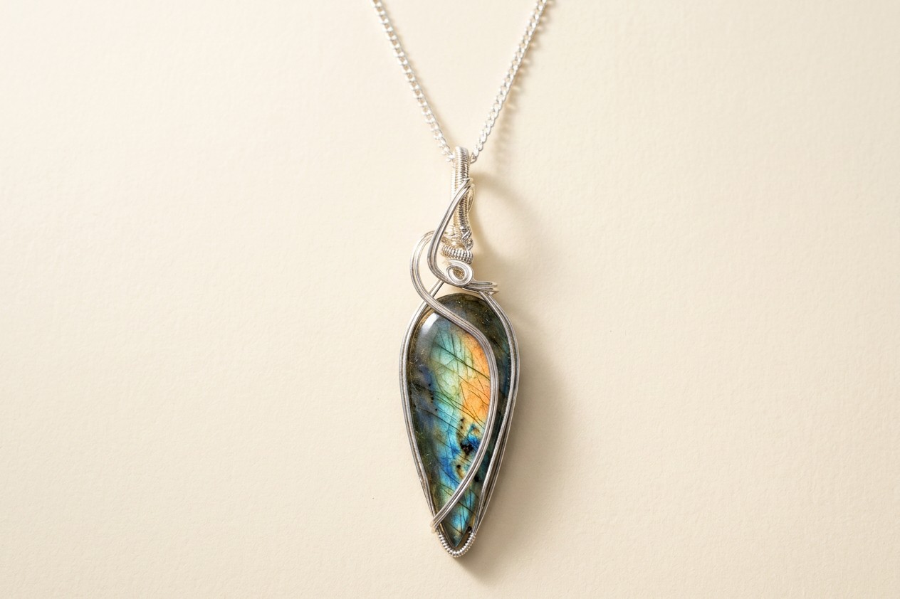 LARGE LABRADORITE TEARDROP