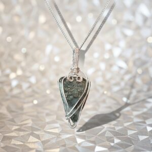 MARCASITE TEAR DROP NECKLACE